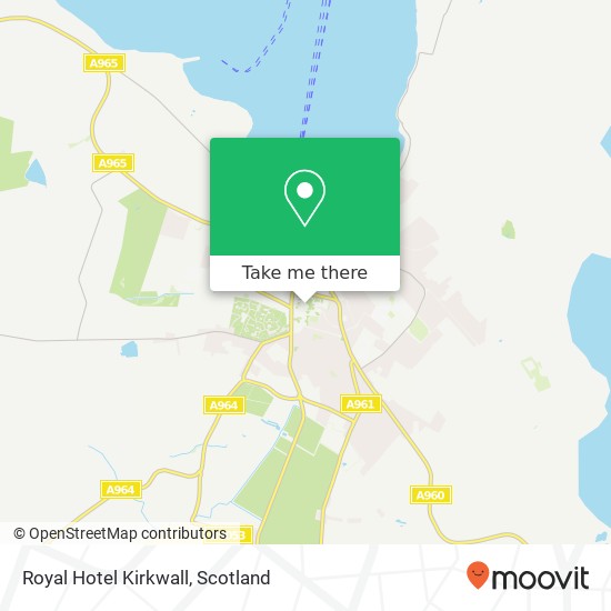 Royal Hotel Kirkwall map