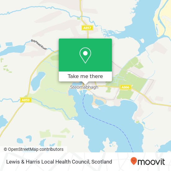 Lewis & Harris Local Health Council map