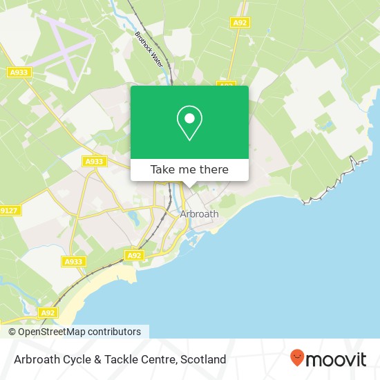 Arbroath Cycle & Tackle Centre map