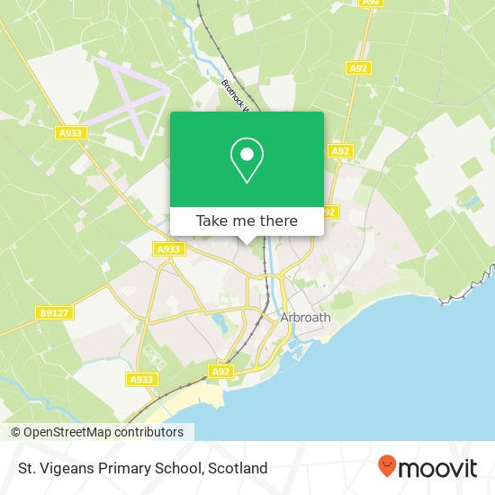 St. Vigeans Primary School map