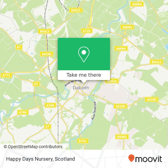 Happy Days Nursery map