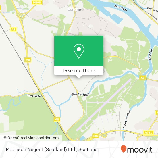 Robinson Nugent (Scotland) Ltd. map