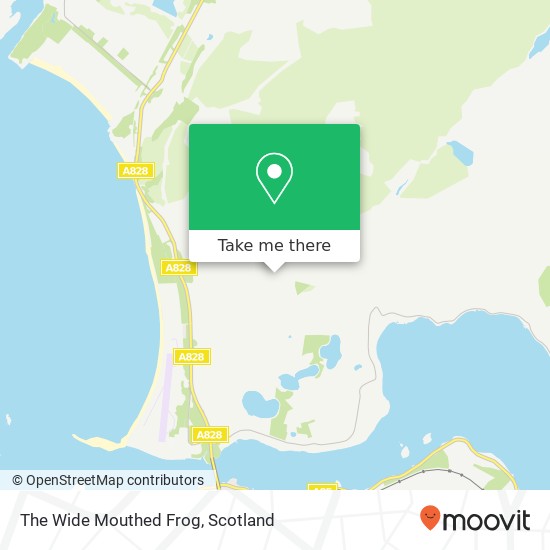 The Wide Mouthed Frog map