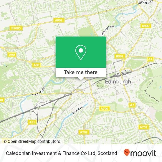 Caledonian Investment & Finance Co Ltd map