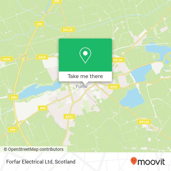 Forfar Electrical Ltd map