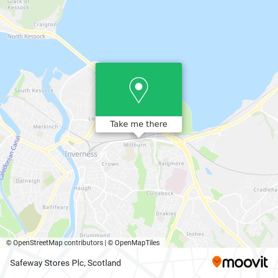 Safeway Stores Plc map
