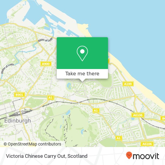 Victoria Chinese Carry Out map