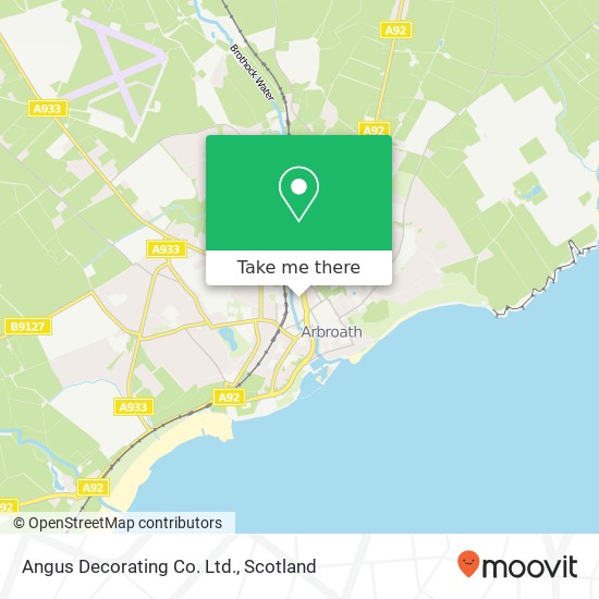 Angus Decorating Co. Ltd. map