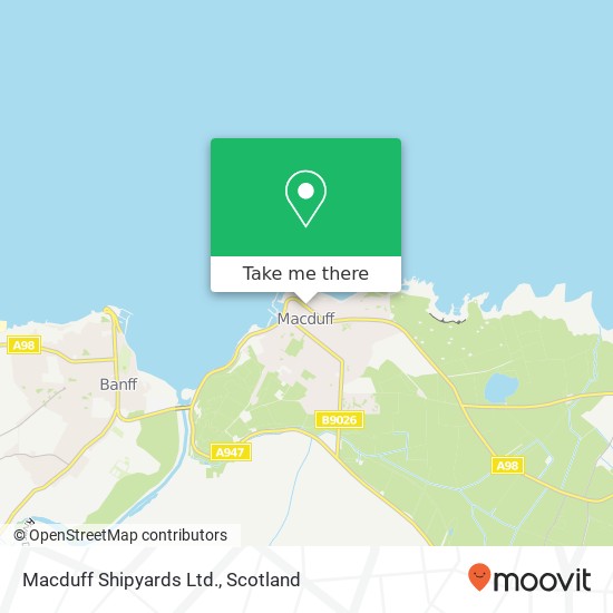 Macduff Shipyards Ltd. map