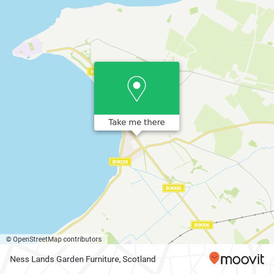 Ness Lands Garden Furniture map