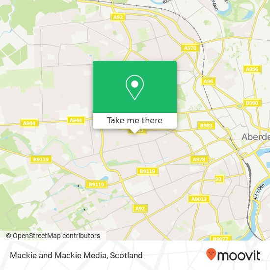 Mackie and Mackie Media map