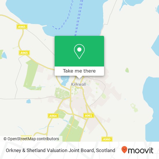 Orkney & Shetland Valuation Joint Board map