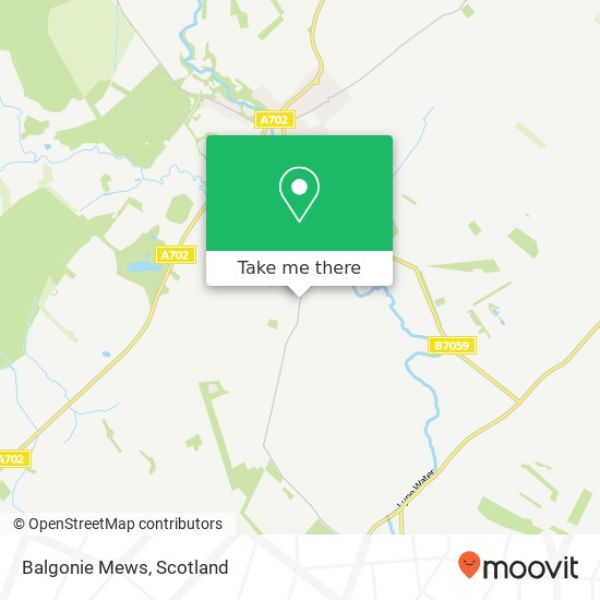 Balgonie Mews map