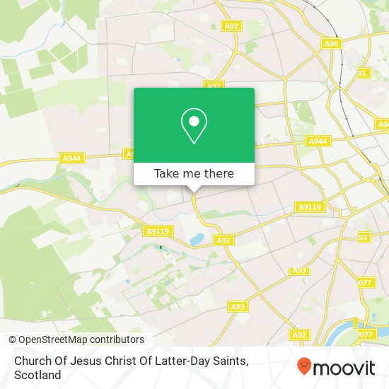 Church Of Jesus Christ Of Latter-Day Saints map