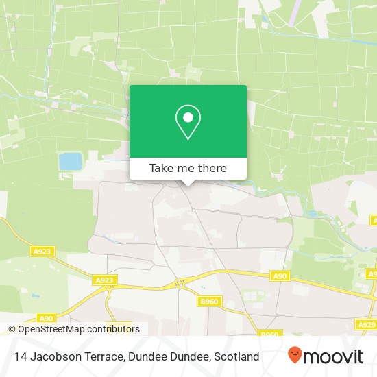 14 Jacobson Terrace, Dundee Dundee map