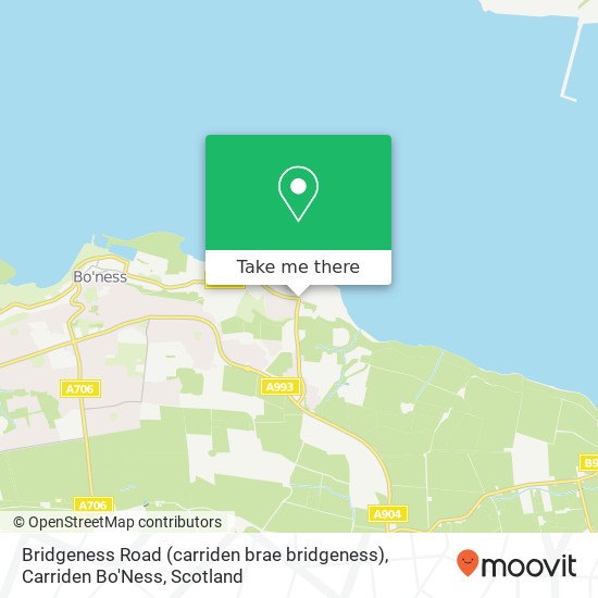 Bridgeness Road (carriden brae bridgeness), Carriden Bo'Ness map