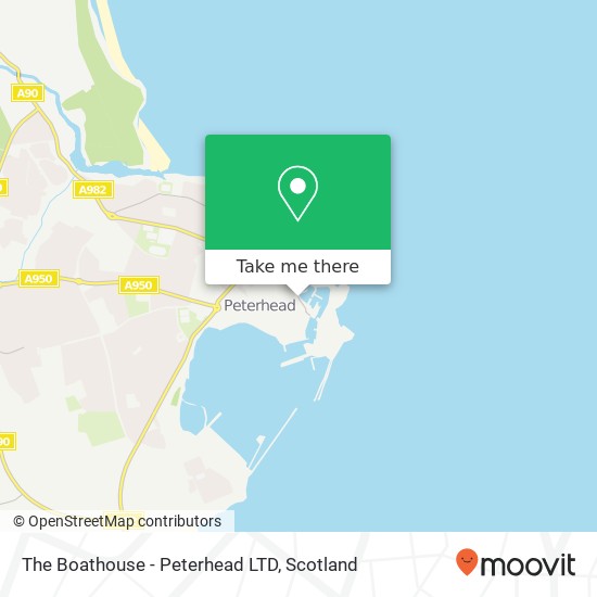 The Boathouse - Peterhead LTD, Crooked Lane Peterhead Peterhead AB42 1 map