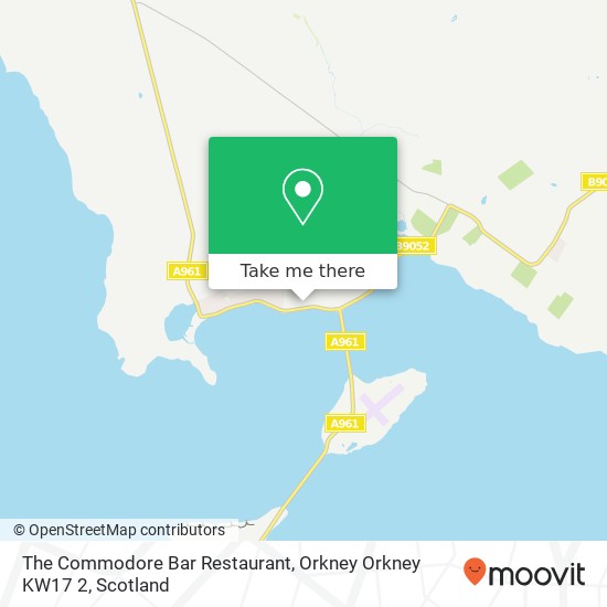 The Commodore Bar Restaurant, Orkney Orkney KW17 2 map