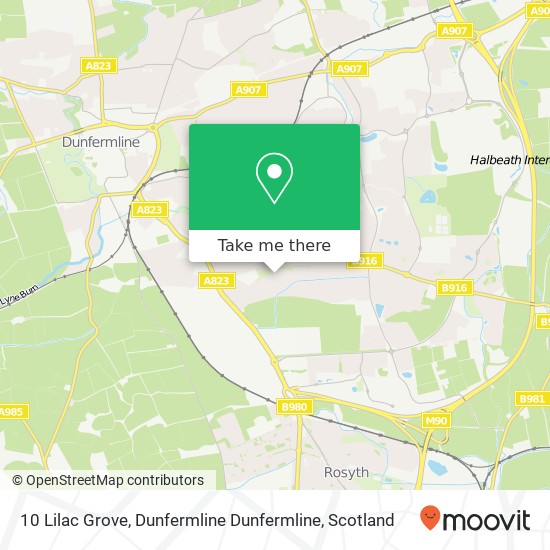 10 Lilac Grove, Dunfermline Dunfermline map