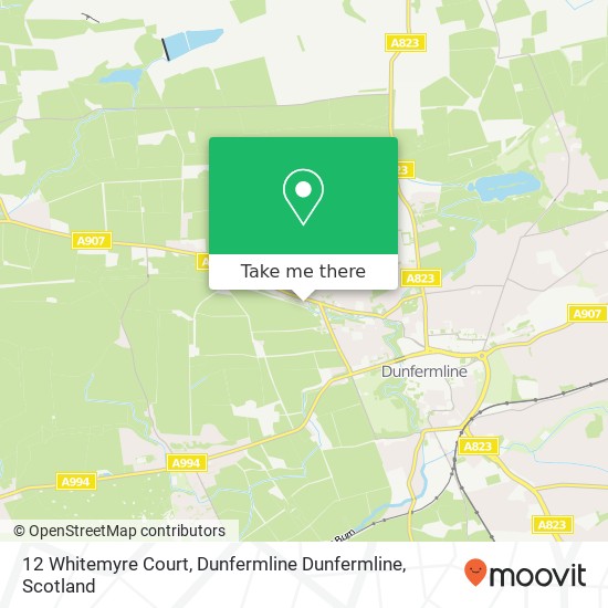 12 Whitemyre Court, Dunfermline Dunfermline map