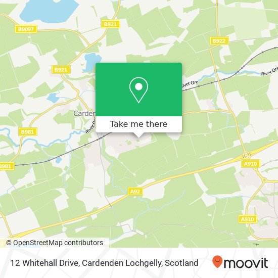 12 Whitehall Drive, Cardenden Lochgelly map