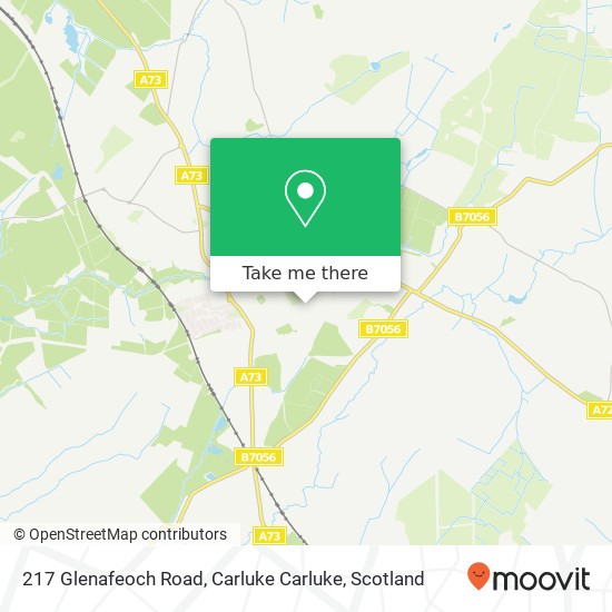 217 Glenafeoch Road, Carluke Carluke map