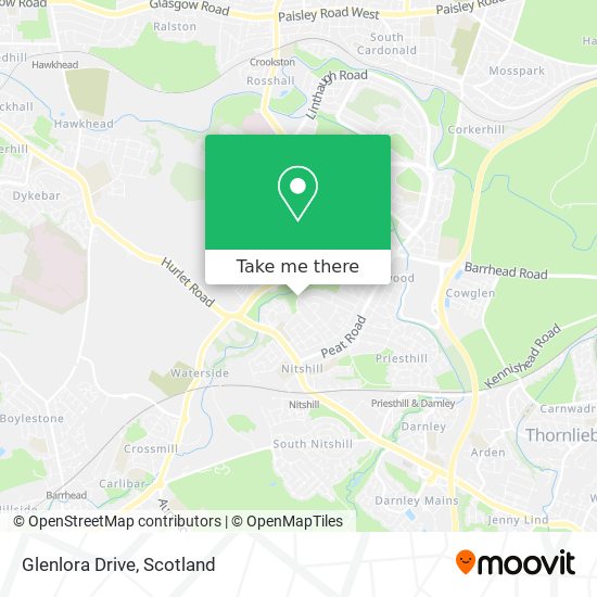 Glenlora Drive map