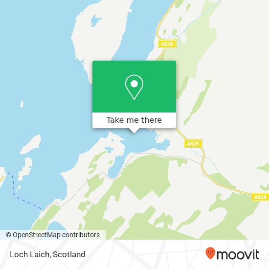 Loch Laich map