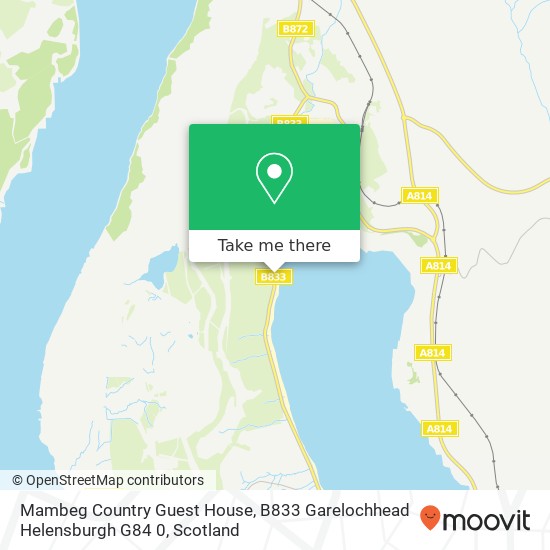 Mambeg Country Guest House, B833 Garelochhead Helensburgh G84 0 map