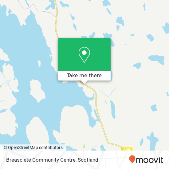 Breasclete Community Centre map