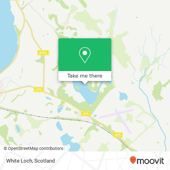 White Loch map