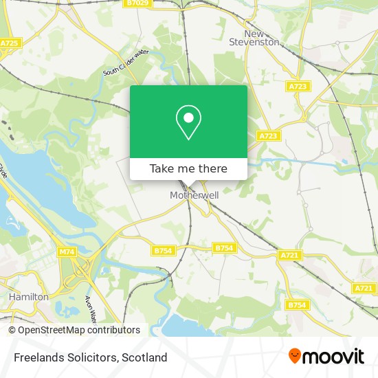Freelands Solicitors map
