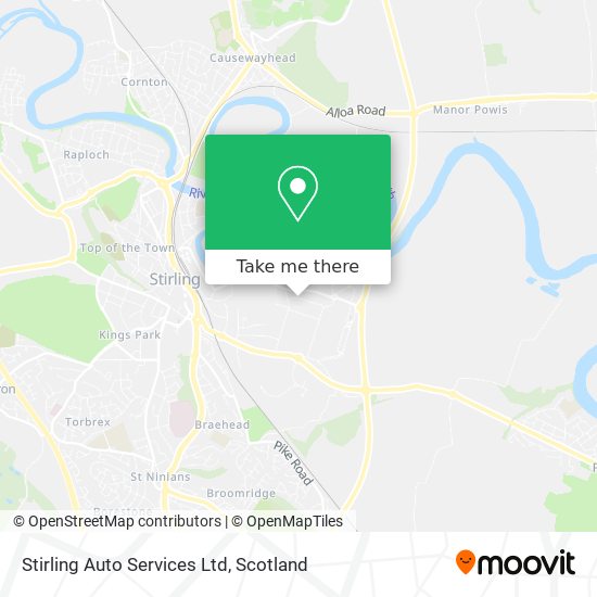 Stirling Auto Services Ltd map