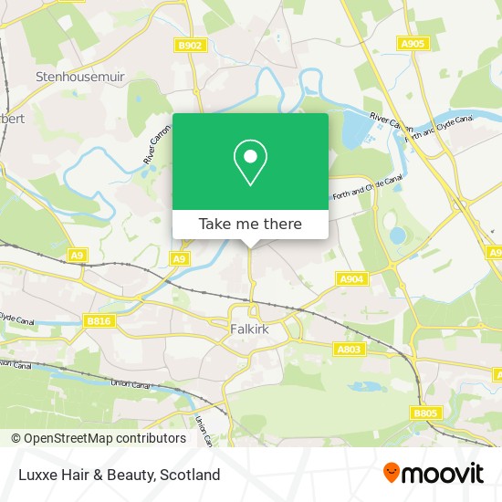 Luxxe Hair & Beauty map