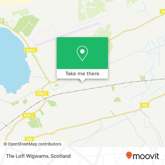 The Loft Wigwams map