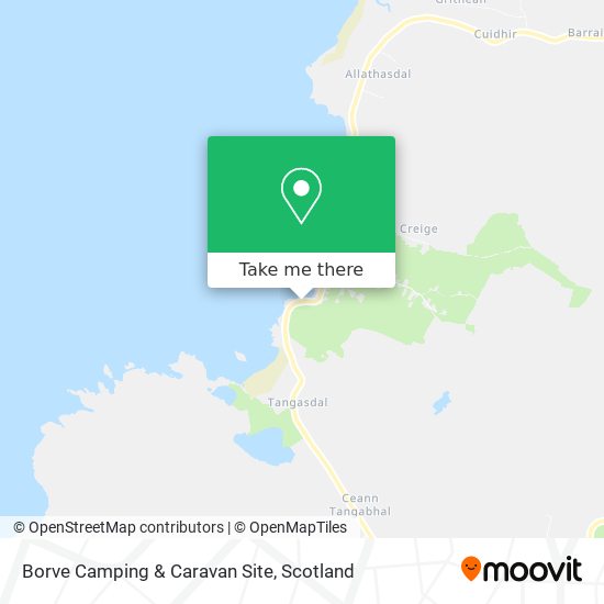 Borve Camping & Caravan Site map