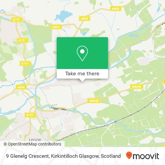 9 Glenelg Crescent, Kirkintilloch Glasgow map