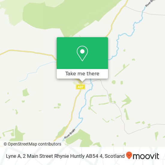 Lyne A, 2 Main Street Rhynie Huntly AB54 4 map