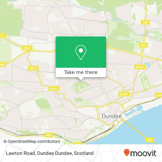 Lawton Road, Dundee Dundee map
