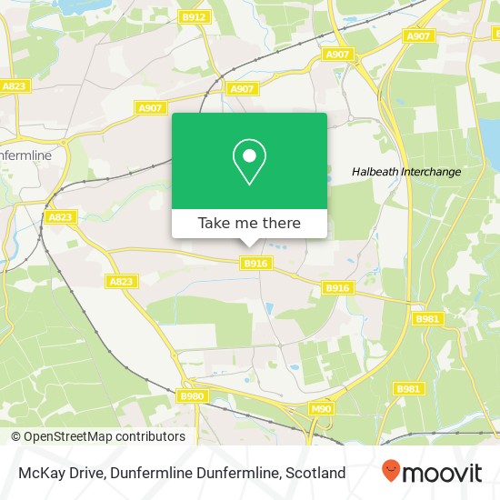 McKay Drive, Dunfermline Dunfermline map