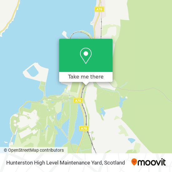 Hunterston High Level Maintenance Yard map