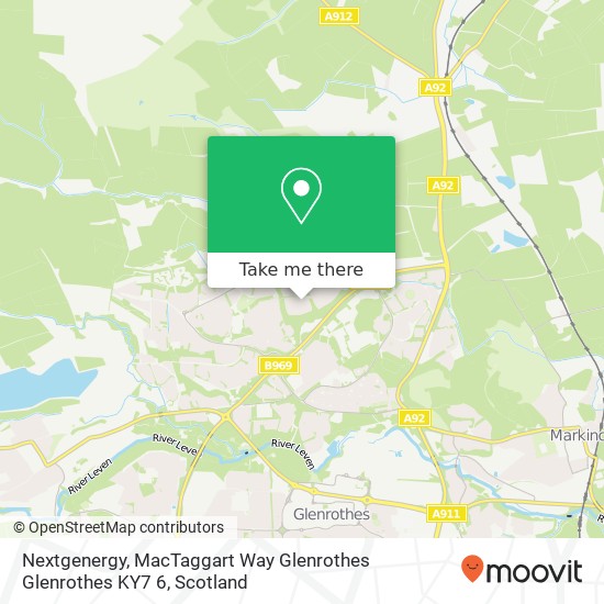 Nextgenergy, MacTaggart Way Glenrothes Glenrothes KY7 6 map