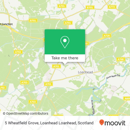 5 Wheatfield Grove, Loanhead Loanhead map