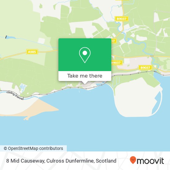 8 Mid Causeway, Culross Dunfermline map