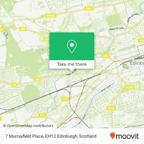 7 Murrayfield Place, EH12 Edinburgh map