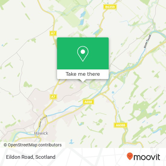 Eildon Road map