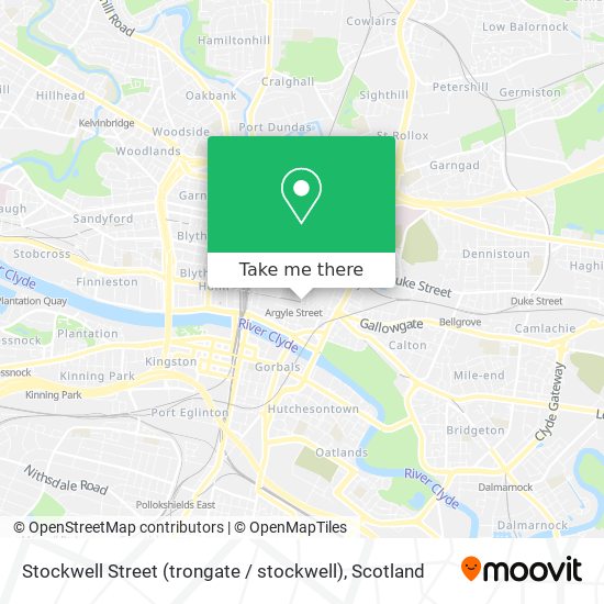 Stockwell Street (trongate / stockwell) map