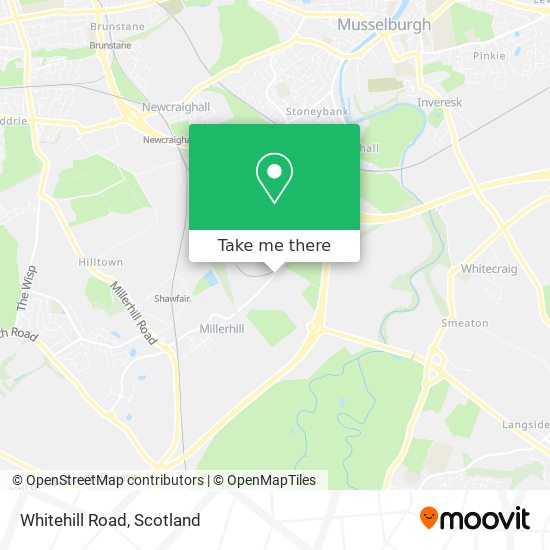 Whitehill Road map