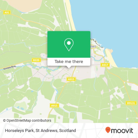 Horseleys Park, St Andrews map