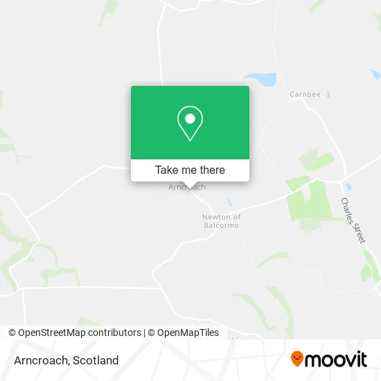 Arncroach map
